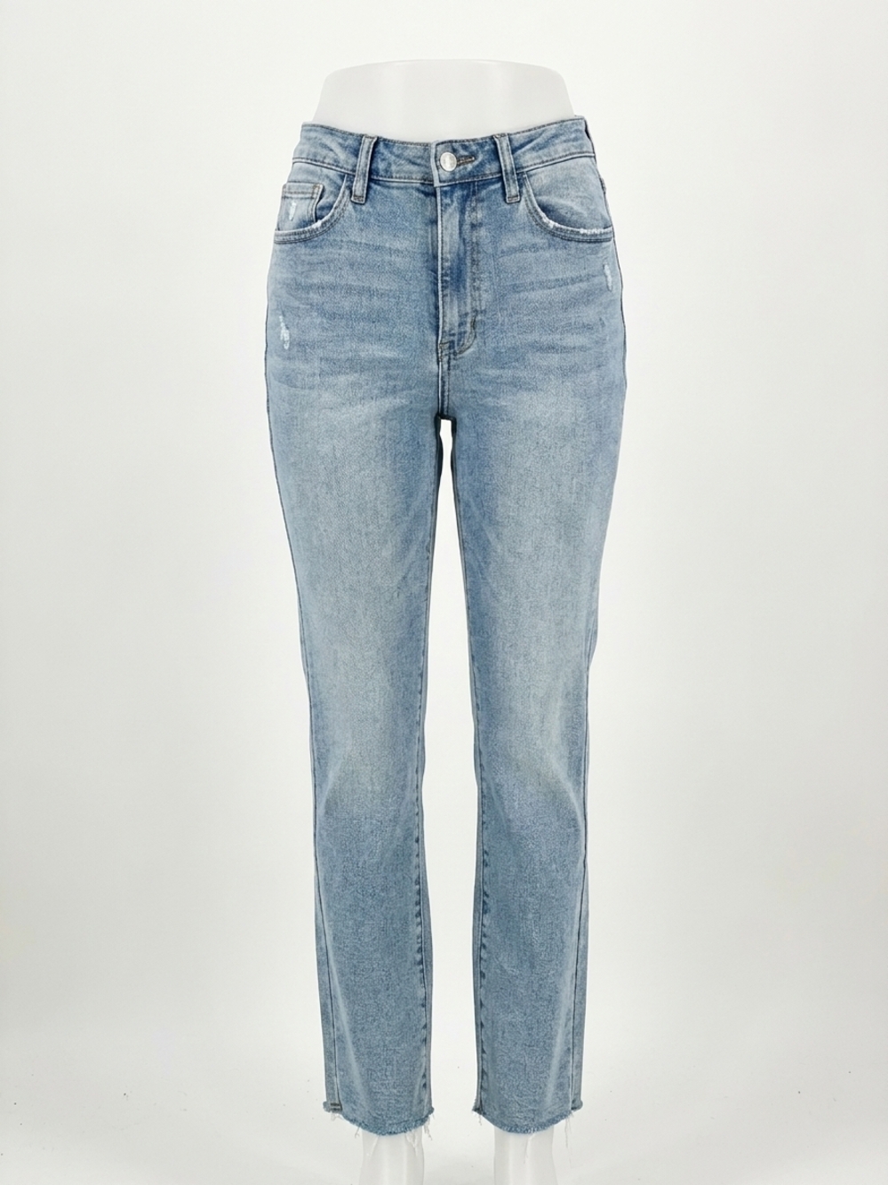 NEW JUDY BLUE no problem-o dad jeans in light-wash